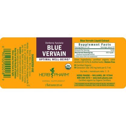 Herb Pharm Blue Vervain 1oz
