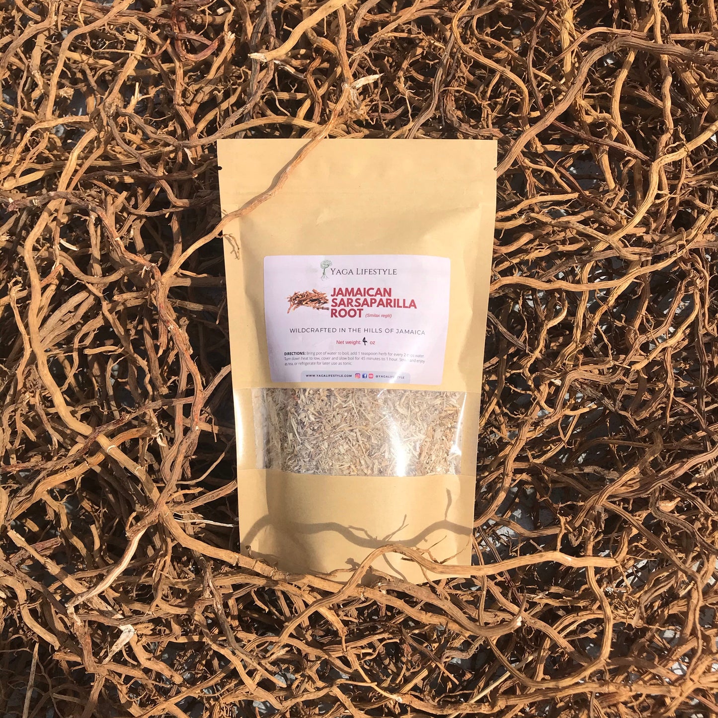 Jamaican Sarsaparilla Root (Coarse Powder)