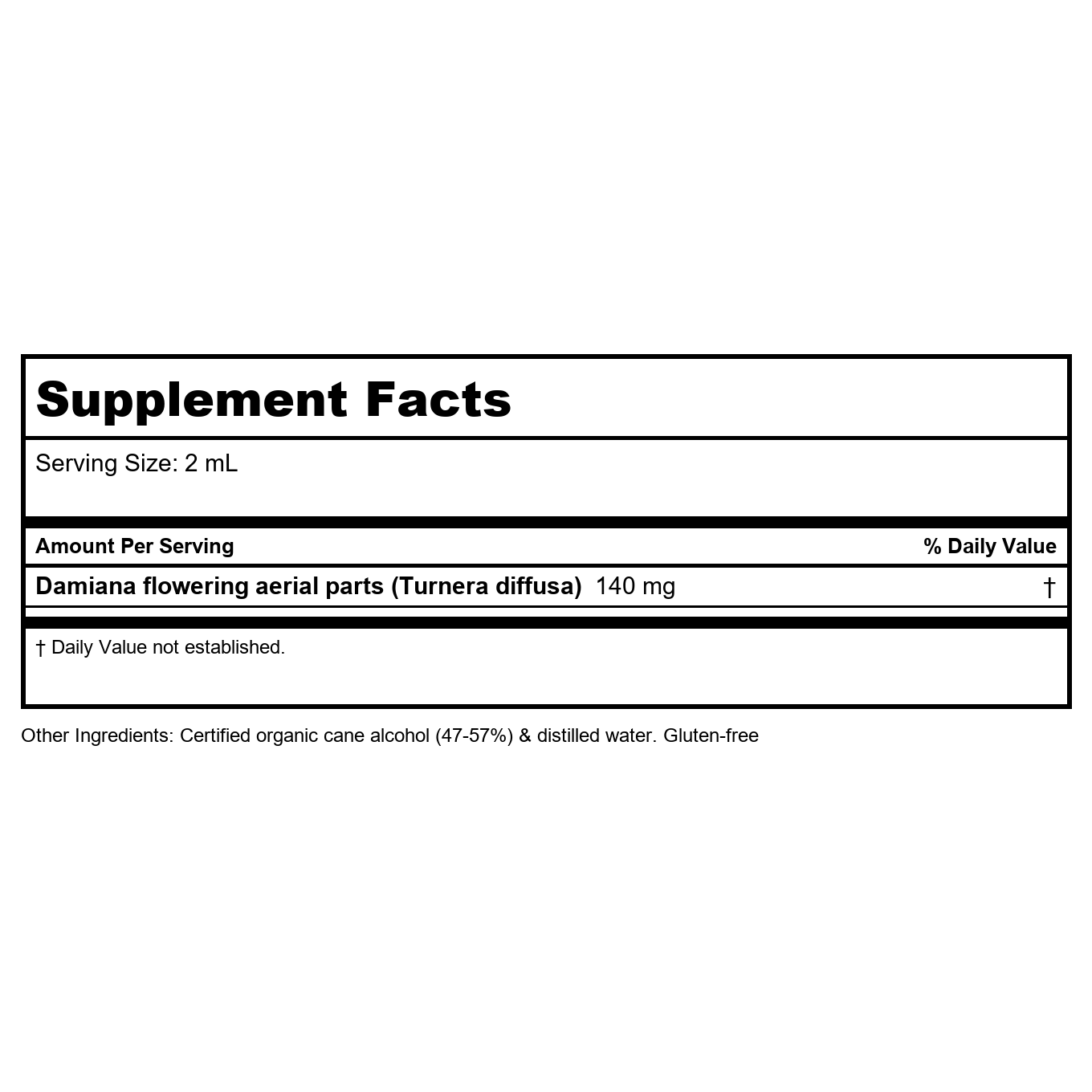Herb Pharm Damiana 4oz