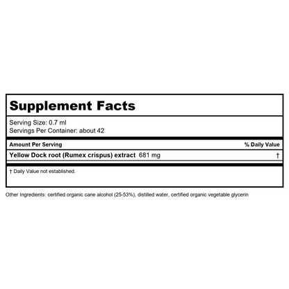 Herb Pharm Yellow Dock 1oz