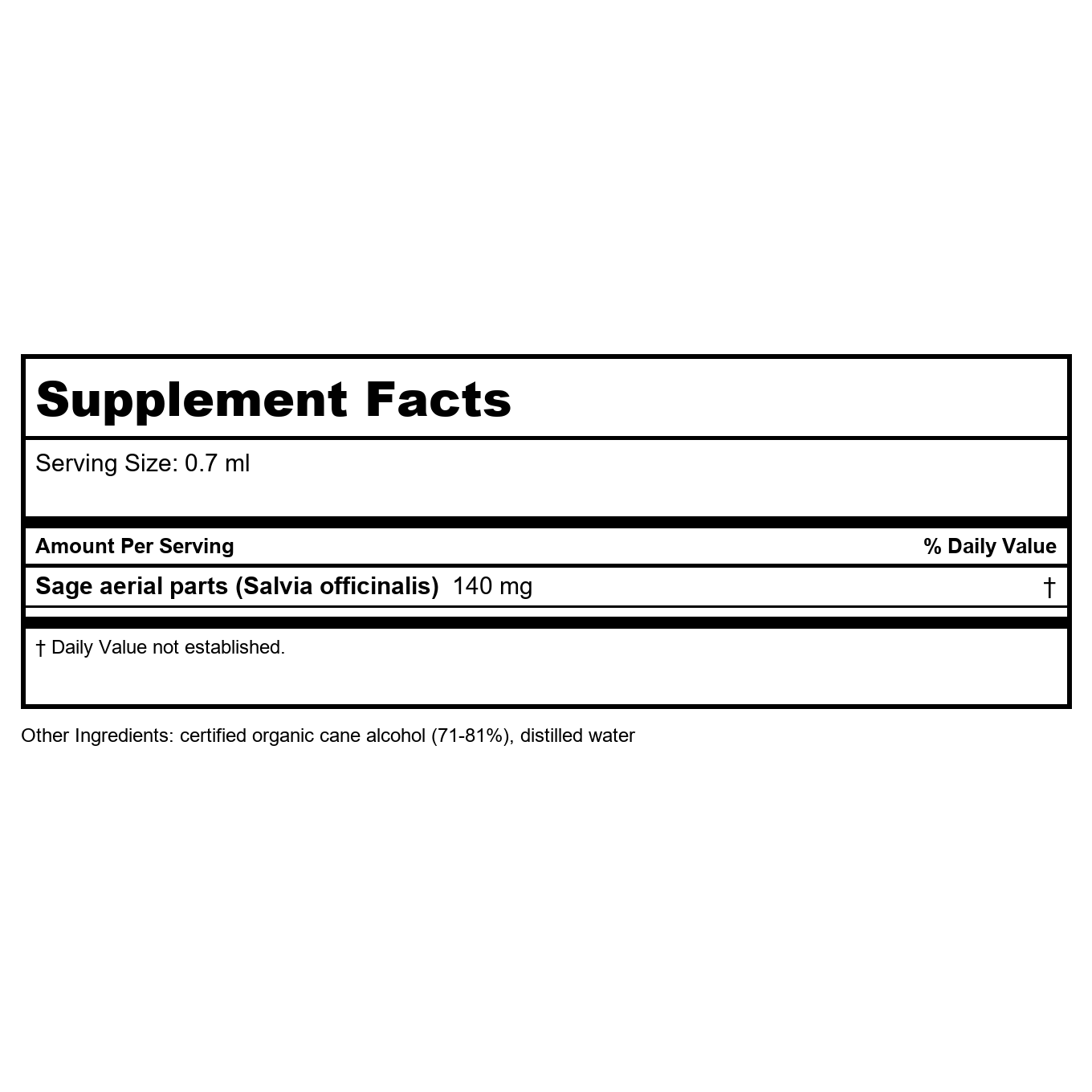Herb Pharm Sage 1oz
