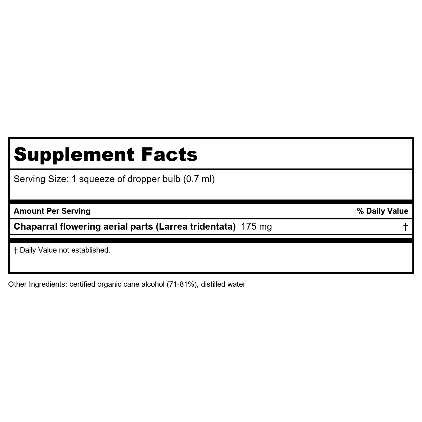 Herb Pharm Chaparral 1oz